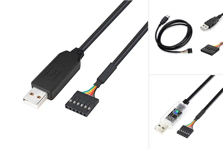 Detailed view of Best 6 Pin Header Serial Cables
