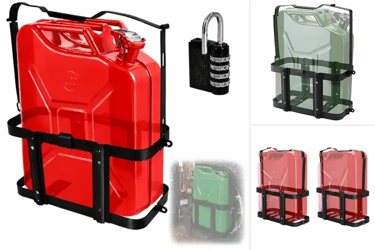 Detailed view of Best ATV Jerry Can Holders