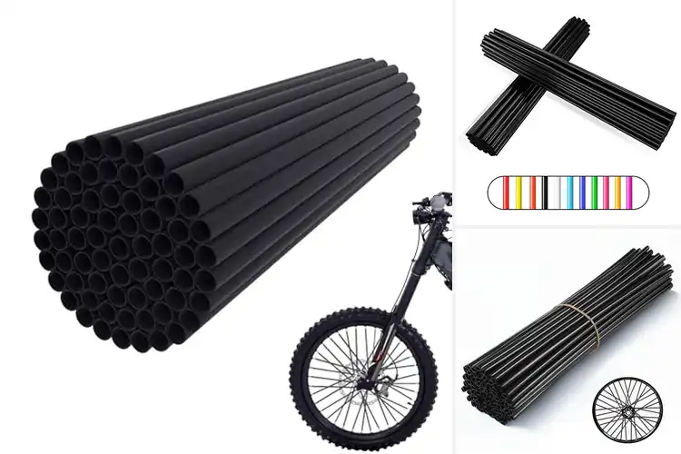 Detailed view of Best Black Motorcycle Spokes