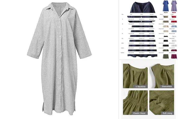 Detailed view of Best Breathable Cotton Dresses: 10 Cool & Comfy Picks