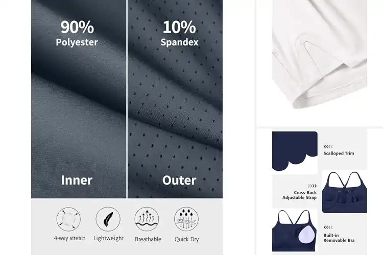 Detailed view of Best Built-In Shorts For Added Coverage