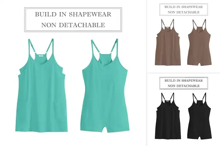 Detailed view of Best Built-In Shorts Rompers