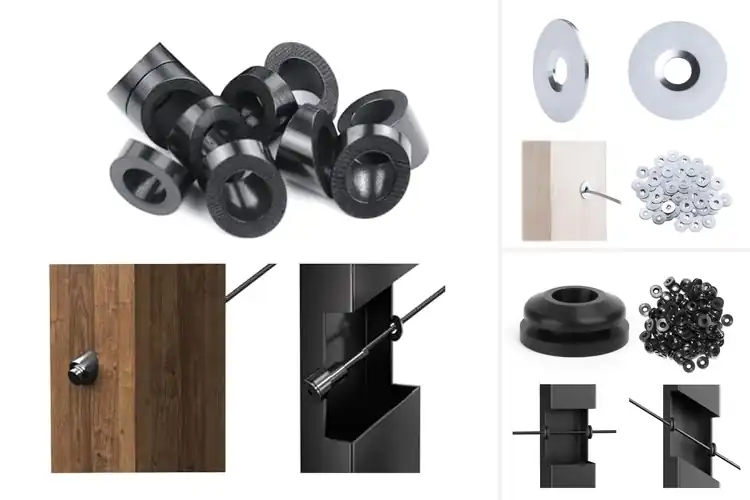 Detailed view of Best Cable Railing Washers