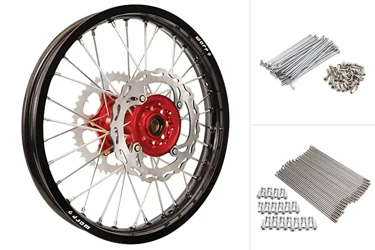 Detailed view of Best Complete Wheel Spoke Kit With Spokes And Nipples