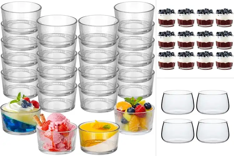 Detailed view of Best Dessert Glass Cups: 10 Top Picks to Elevate Your Treats