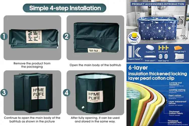 Detailed view of Best Detachable Bath Tub