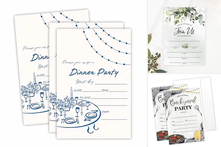 Detailed view of Best Durable Writing Surface Invitations For Party
