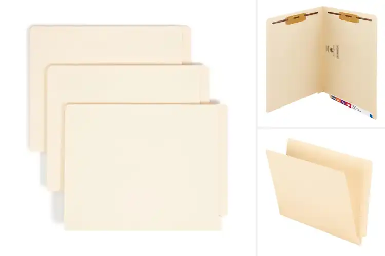 Detailed view of Best End Tab File Folders