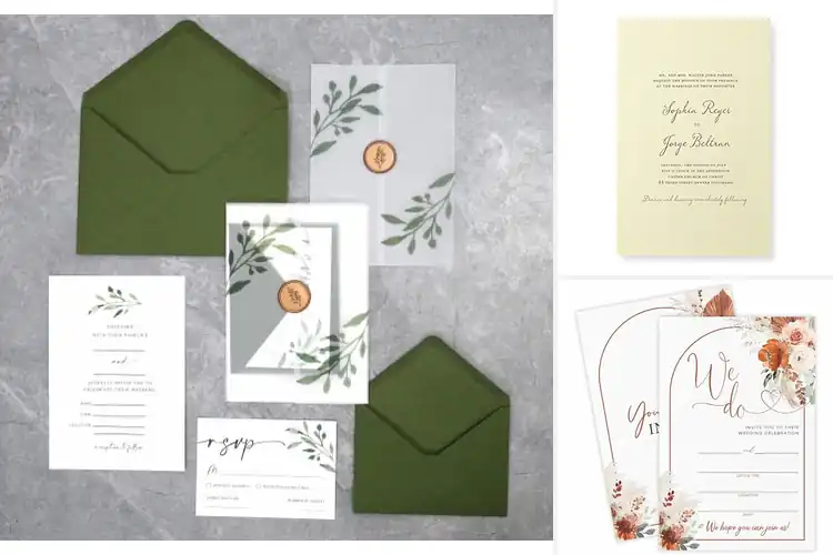 Detailed view of Best Enveloped Invitations Sets