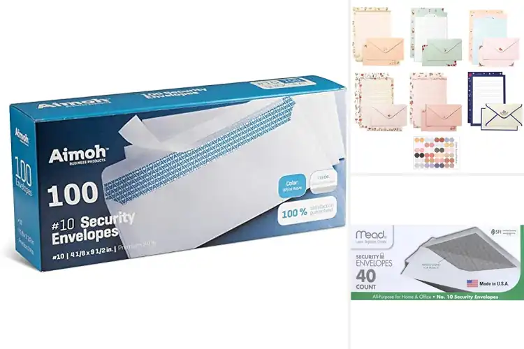 Detailed view of Best Envelopes Included