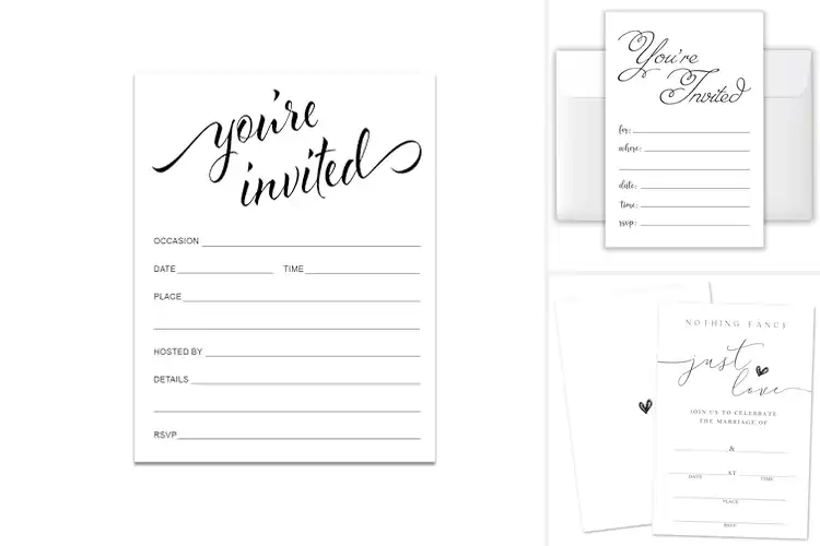 Detailed view of Best Fill In The Blank Invitations