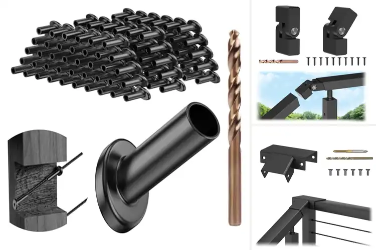 Detailed view of Best For Angled Stairs And Ramps Cable Rail