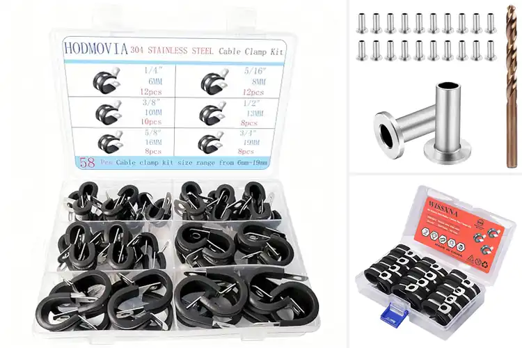 Detailed view of Best Marine Cable Hardware Sets