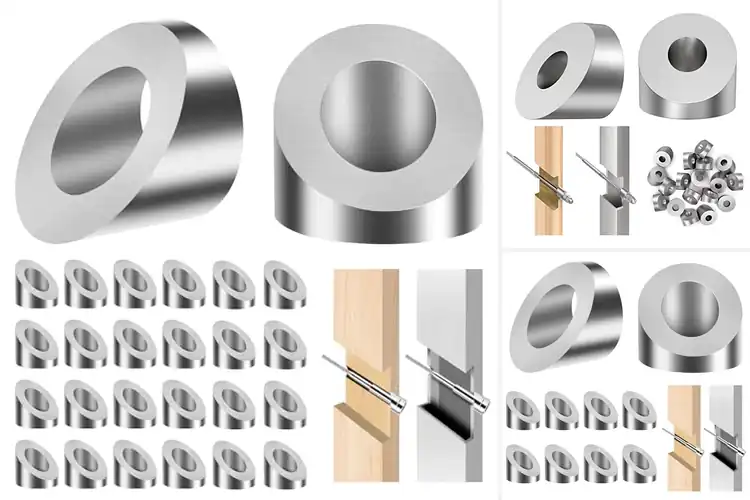 Detailed view of Best Marine Cable Rail Washers