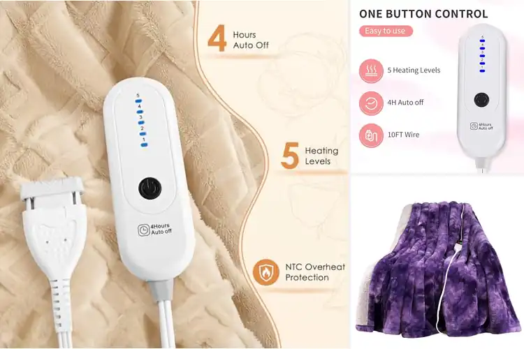 Detailed view of Best Overheat‑Protected Blankets for Instant, Safe Warmth