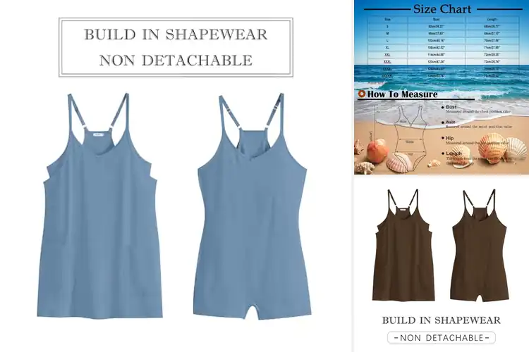 Detailed view of Best Sleeveless Sundress Rompers