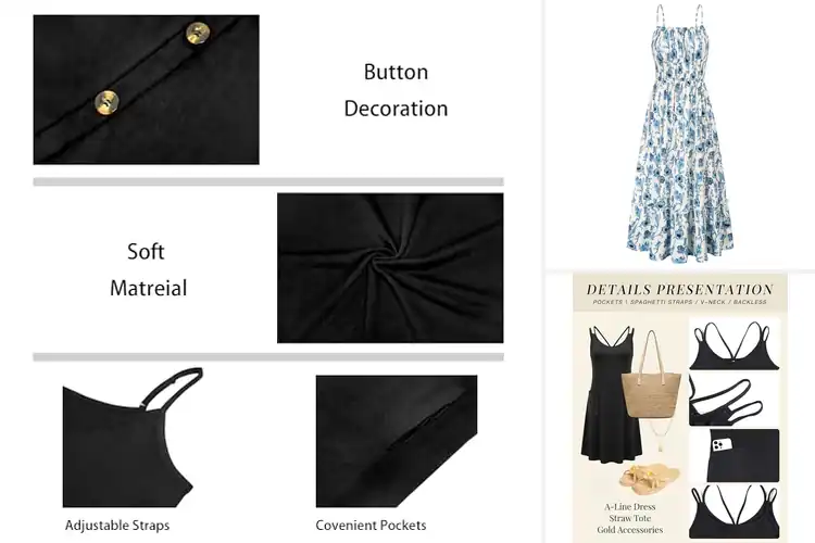 Detailed view of Best Spaghetti Strap Dresses For Summer