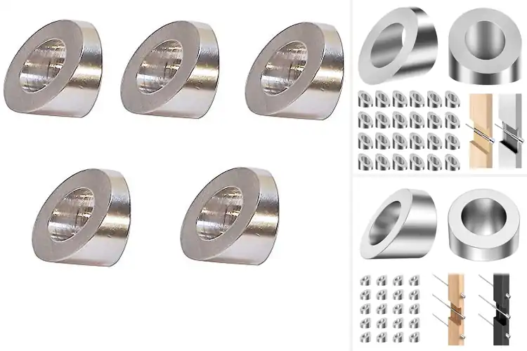 Detailed view of Best Stainless Steel Marine Cable Rail Washers