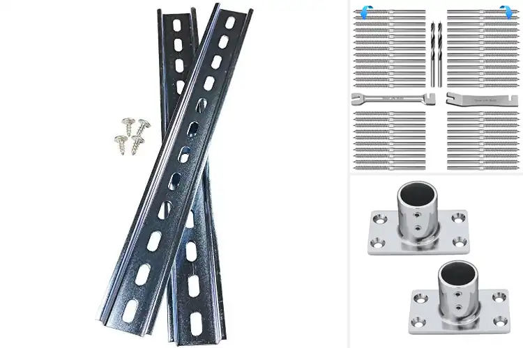Detailed view of Best Stainless Steel Rail Components