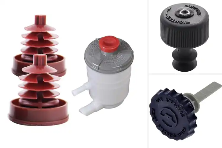 Detailed view of Best Steering Fluid Reservoir Caps