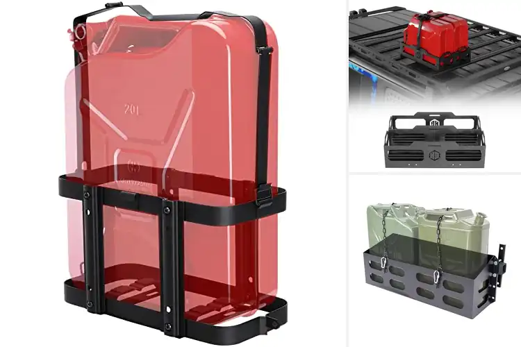 Detailed view of Best Truck Jerry Can Racks for Any Truck