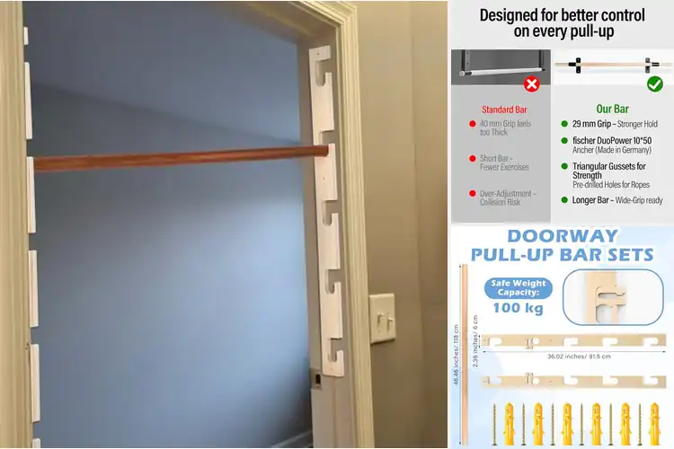 Detailed view of Best Wooden Pull-Up Bars