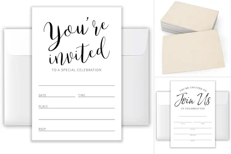 Detailed view of Best Writable Card Invites